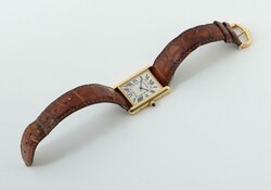 Damenarmbanduhr Cartier Tank Gold 20. Jh., Damenarmbanduhr Cartier ...