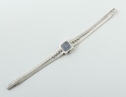 Damenarmbanduhr 20. Jh., Damenarmbanduhr Foresta, Weißgold 585, bes. ...