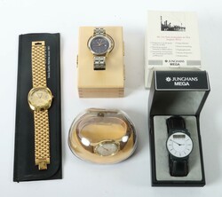 4 Armbanduhren 20. Jh., Konvolut mit 4 Uhren, verschiedene Marken, u ...