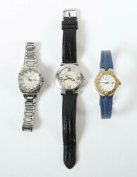3 Damenarmbanduhren 20. Jh., 3 Armbanduhren der Marken: Seiko ...