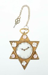 Taschenuhr in Gehäuse Modern, Taschenuhrobjekt in Sterngehäuse mit ...