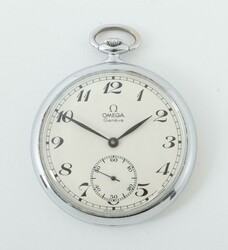 Taschenuhr Omega 20. Jh., Herrentaschenuhr Omega, Edelstahl, ca. 60,1 ...