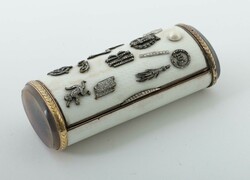 Schmuckdose Russland 19. Jh., Russland, ovale Form mit 11 ...