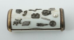 Schmuckdose Russland 19. Jh., Russland, ovale Form mit 11 ...