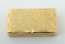 Golddose Ende 19. Jh., Österreich/Ungarn, vermutlich Wien, fein ...