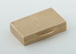 Kleine Golddose 20. Jh., Kleine Dose in Gelgold 375, gemustert, LxBxH ...