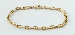 Goldarmband 20. Jh., durchbrochen gearbeitetes Armband, Gelbgold 750, ...
