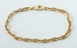 Goldarmband 20. Jh., durchbrochen gearbeitetes Armband, Gelbgold 750, ...