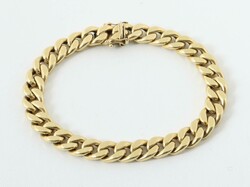 Panzerarmband 20. Jh., modernes Panzerarmband in Gelbgold 750, ...