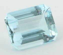 Aquamarinstein 1 loser Aquamarinstein, ca. 17 ct, LxBxT: 1,8/1,5/0,9 ...