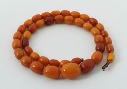 Bernsteinkette 20. Jh., Bernsteinkette im Verlauf, Verschluss ...