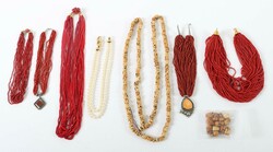 Konvolut Modeschmuck 20. Jh., Konvolut best. aus mehreren Ketten, ...