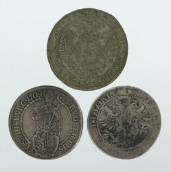 3 Taler Österreich/Salzburg/Schweiz, 17./18. Jh., D: bis ca. 4,7 cm. ...