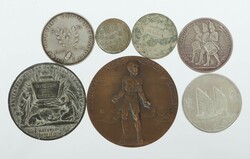 7 Münzen &amp; Medaillen tlw. Silber, u. a. eine Goethe-Medaille ...