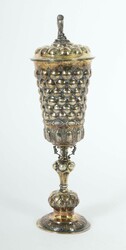 Nürnberger Buckelpokal mit Deckel Hannß Winkler, um 1600, Silber ...