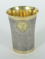 Siebenbürgischer Schlangenhautbecher wohl Kronstadt, dat. 1679, ...