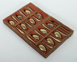 Satz von 12 Kaffeelöffeln Nürnberg, um 1700, Silber vergoldet, ca. ...