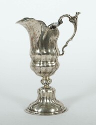 Augsburger Helmkanne 1765-67, Silber, ca. 465 g, ovaler ...