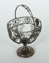 Bügelschale Jan Godet, Berlin, 2. Hälfte 18. Jh., Silber, ca. 200 g ...