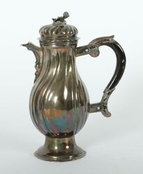 Kaffeekanne Jacob Wilhelm Kolb, Augsburg, 1779-81, Silber, ca. 430 g, ...
