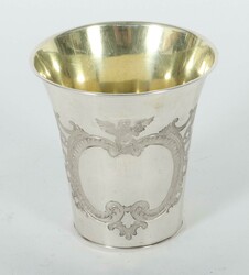 Kleine Tischvase 19. Jh., Silber 12-lötig, ca. 55 g, ...