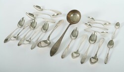 Sammlung Besteckteile 1835/36//37/38, Silber 13-lötig, ca. 940 g, ...