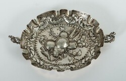 Branntweinschale Ende 19. Jh., Silber, ca. 130 g, ovale gemuldete ...