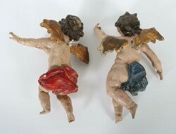 Bildschnitzer des 18. Jh. Süddeutschland, ''Schwebendes Engelspaar'' ...