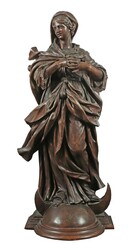 Bildschnitzer des 19. Jh. ''Maria Immaculata'', Holz geschnitzt, ...