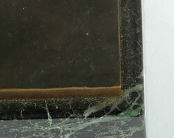 Bildhauer des 19./20. Jh. ''Ochse'', Bronze patiniert, vollplastische ...