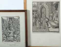 Konvolut 4 Grafiken Hans Sebald Beham (1500-1550), ''Pacientia'', ...