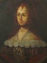 Maler des 17./18. Jh. ''Damenbildnis'', Halbportrait einer jungen ...