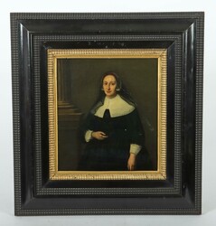 Maler des 18./19. Jh. ''Damenportrait'', Halbportrait einer wohl ...