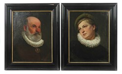 Bruenn, Leo Maler des 19. Jh. Paar Porträts: ''Herrenbildnis'' in ...