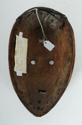 Muttermaske eines Knabenlagers Dan, westliche Elfenbeinküste, Holz ...