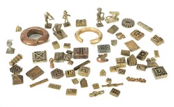 Sammlung Goldgewichte und zwei Manillen Westafrika, Ashanti u. a., ca ...