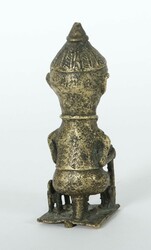 Sitzender Stammesfürst Südwest-Kamerun, in Wum erworben, ...