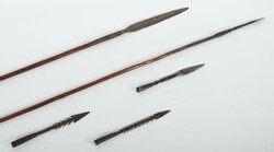 Konvolut Speere und Spitzen Kamerun, 1968 in Bangolan erworben, best. ...