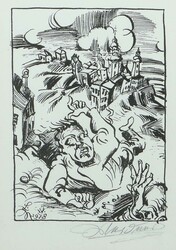 Meidner, Ludwig Bernstadt 1884 - 1966 Darmstadt, deutscher Maler und ...