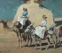 Osswald, Eugen Stuttgart 1879 - 1960 München, Maler, Zügel-Schüler ...