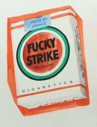 Rüb, Werner deutscher Maler des 20. Jh. ''Fucky Strike. It's ...