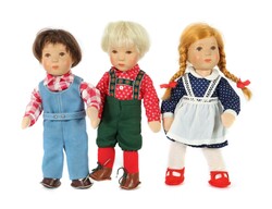 3 x Däumlinchen Käthe Kruse Puppen GmbH Donauwörth, 1975/76er ...