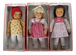 3 x Däumlinchen Käthe Kruse Puppen GmbH Donauwörth, 1983/84er ...