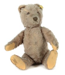 Teddybär Steiff, ca. 1950/60er Jahre, original Teddy, beiges Mohair, ...