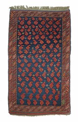 Kaukase mit Boteh-Muster und Figuren-Motiven Anfang 20. Jh., Wolle ...