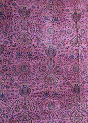 Kashan Re-Import Persien, um 1930, Wolle auf Baumwolle, das rote ...