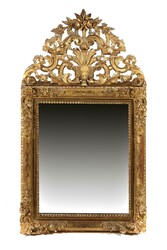 Barock-Wandspiegel Frankreich, 1700-1720, Régence, vergoldeter ...