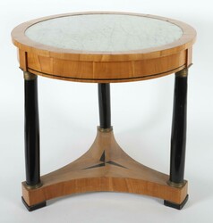 Biedermeier-Salontisch 2. Viertel 19. Jh., Kirschbaum furniert, ...