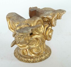 Säulenstumpf mit Engelskopf 19./20. Jh., Holz geschnitzt, ...