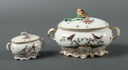 Zwei Deckelterrinen Ludwigsburg, um 1770-80. Porzellan, glasiert, ...